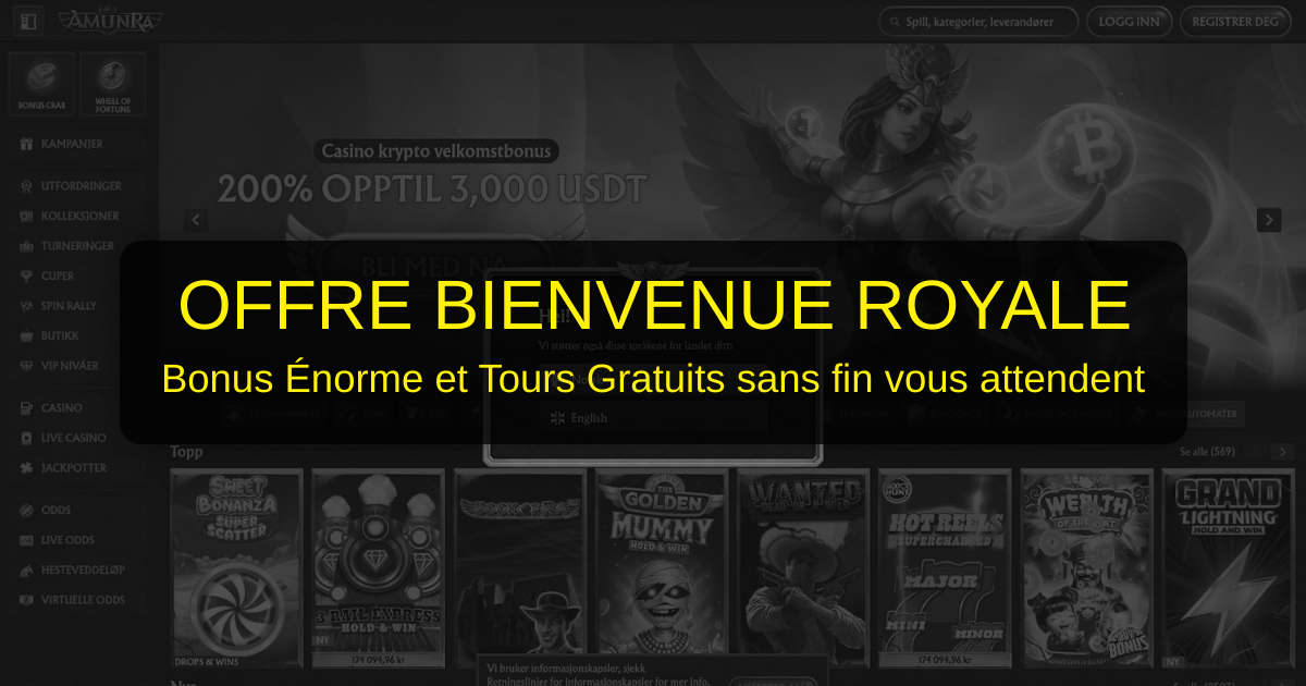 AmunRa Casino - Meilleures Machines à Sous France